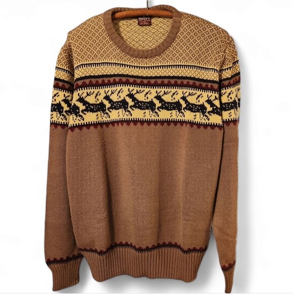 Vintage Bouvy Sweater XL fall winter Grandpacore aesthetic - Picture 1 of 6